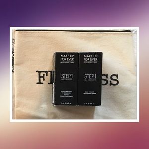 Make Up Forever Primer Lot & NWT cosmetics bag